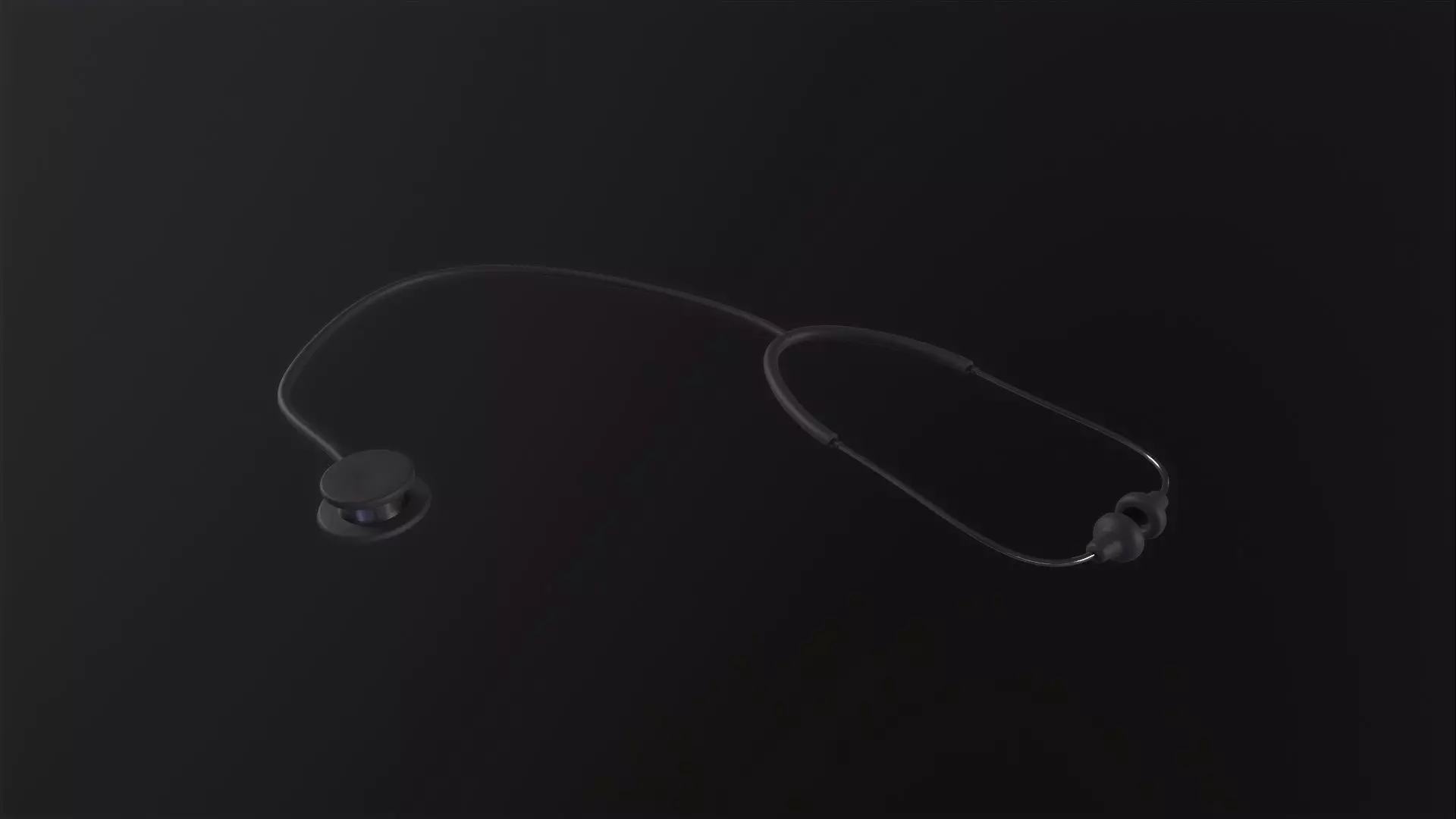 Stethoscope 3D Model Low-poly 3D model_0