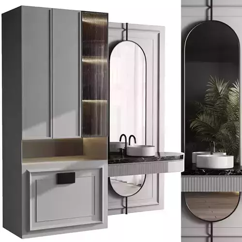 Bathroom furniture by Fauset Omnires Y set 71