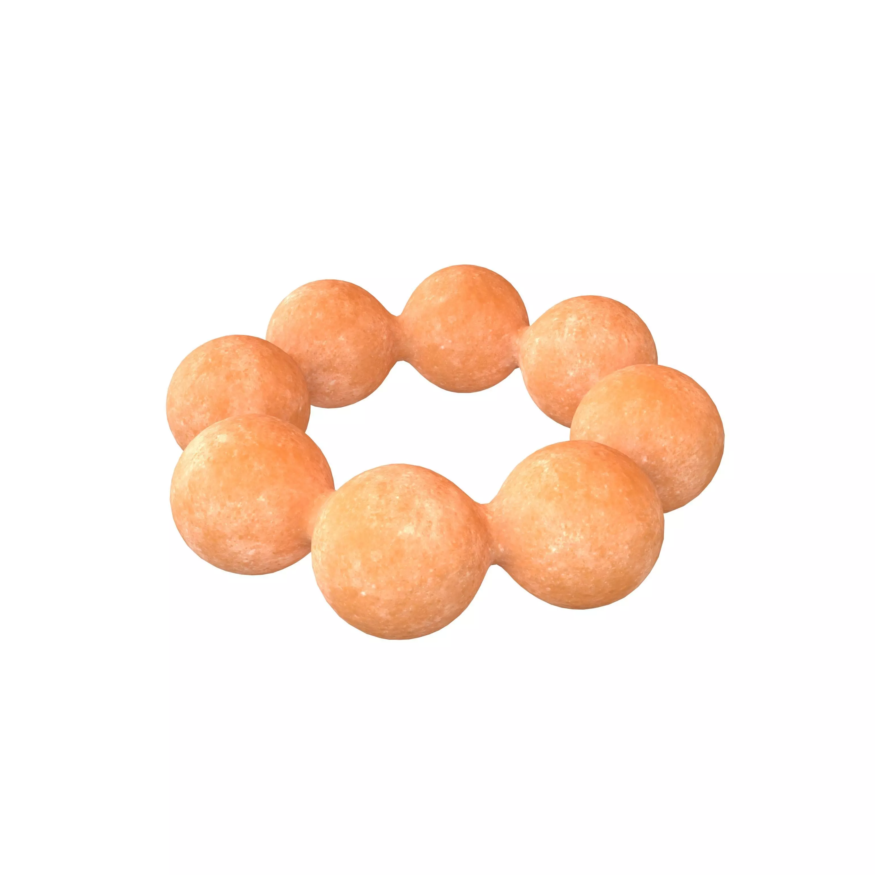 Japanese Donut v1 001 Low-poly 3D model