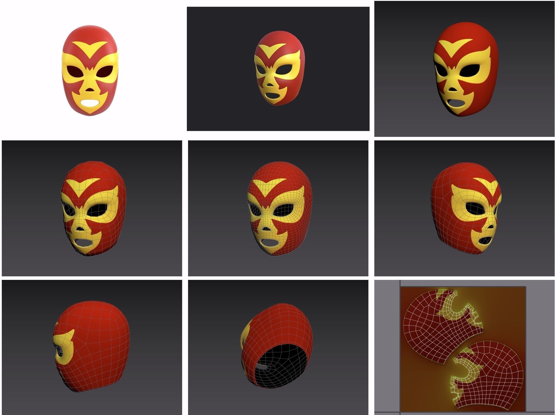 Mask Pack 2 3D model_20
