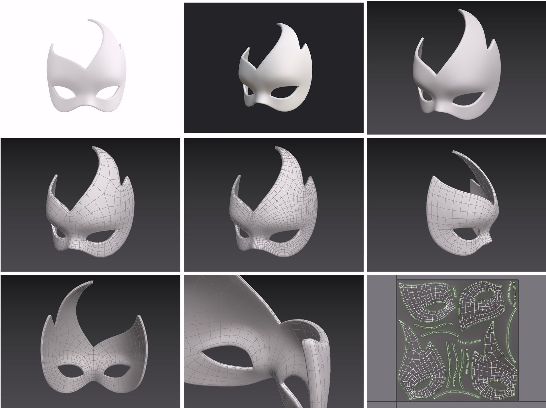 Mask Pack 2 3D model_11