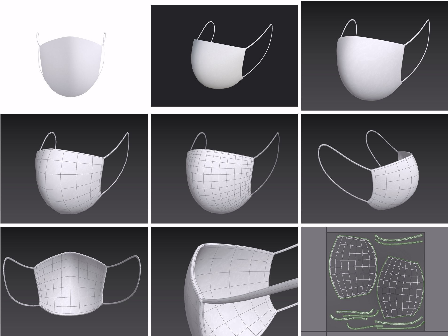 Mask Pack 2 3D model_19