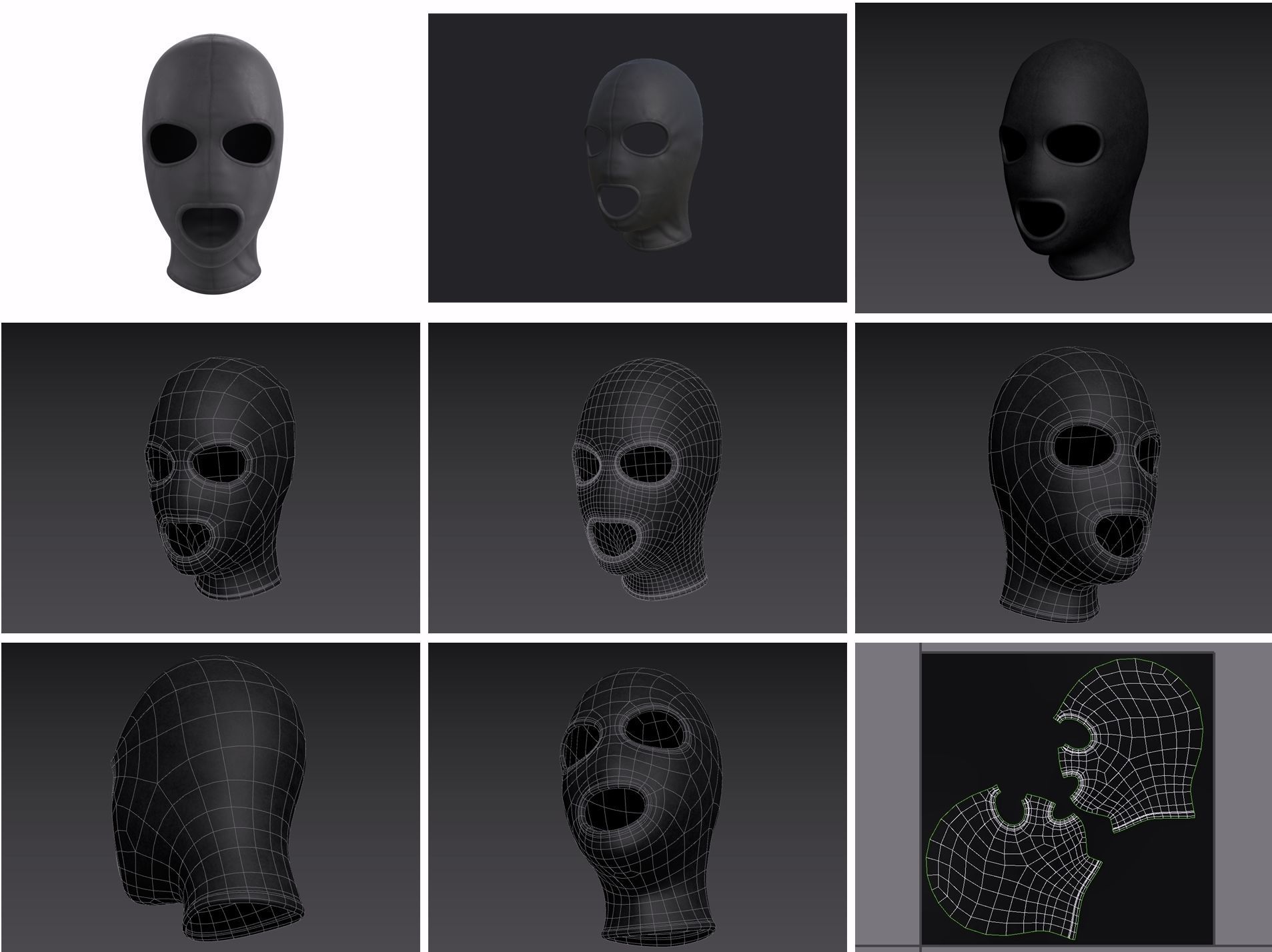 Mask Pack 2 3D model_4