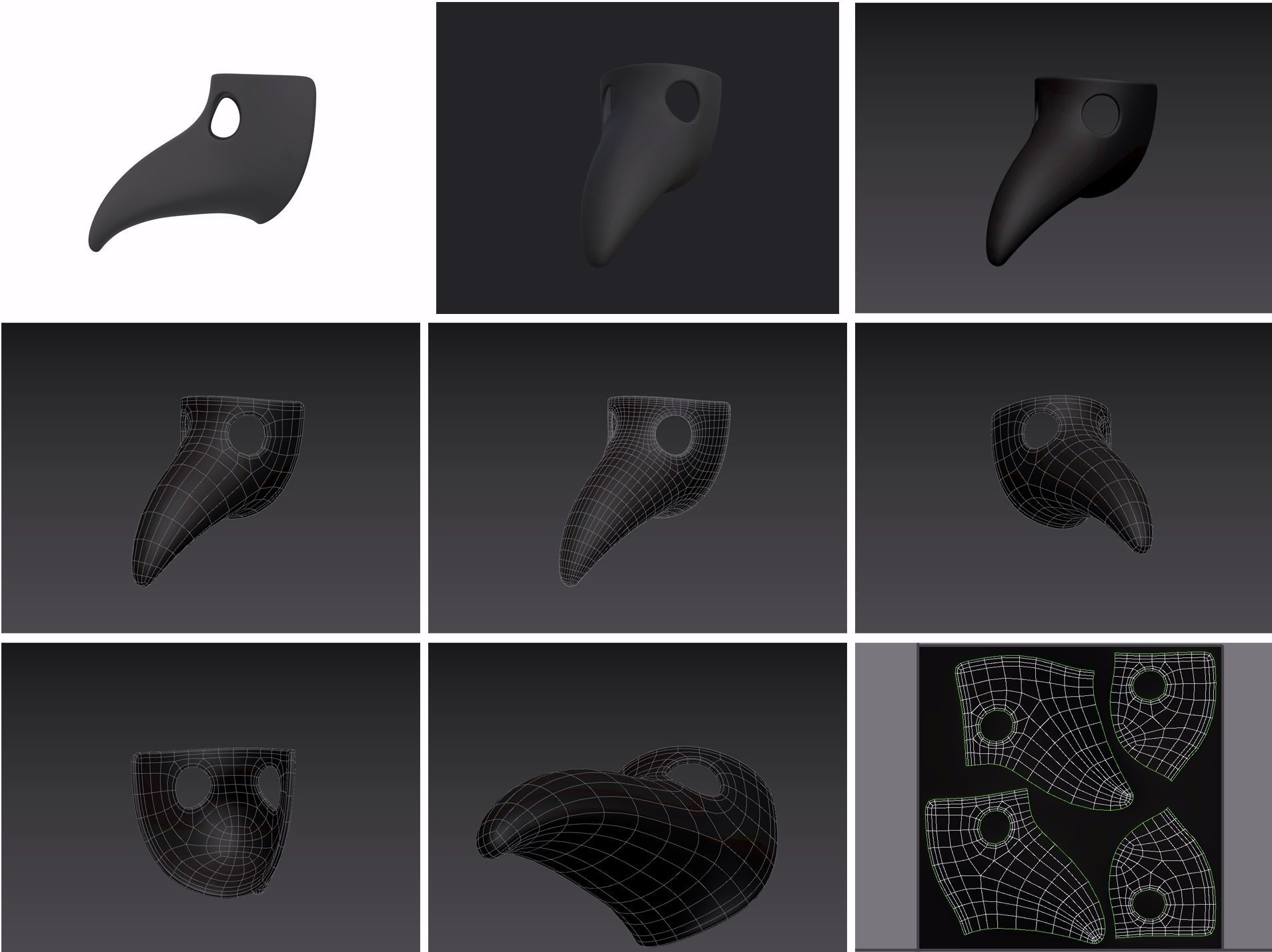 Mask Pack 2 3D model_15