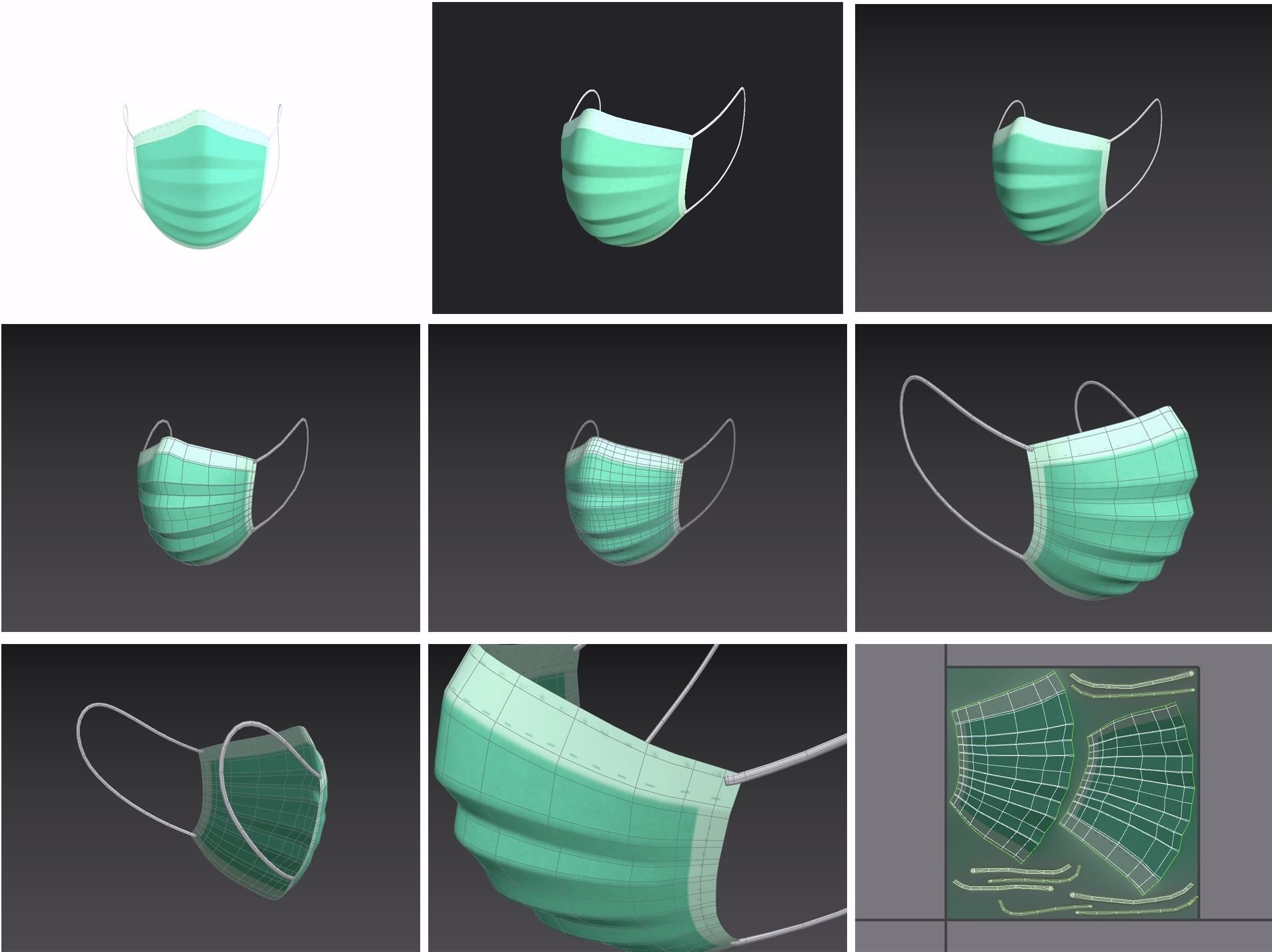 Mask Pack 2 3D model_10