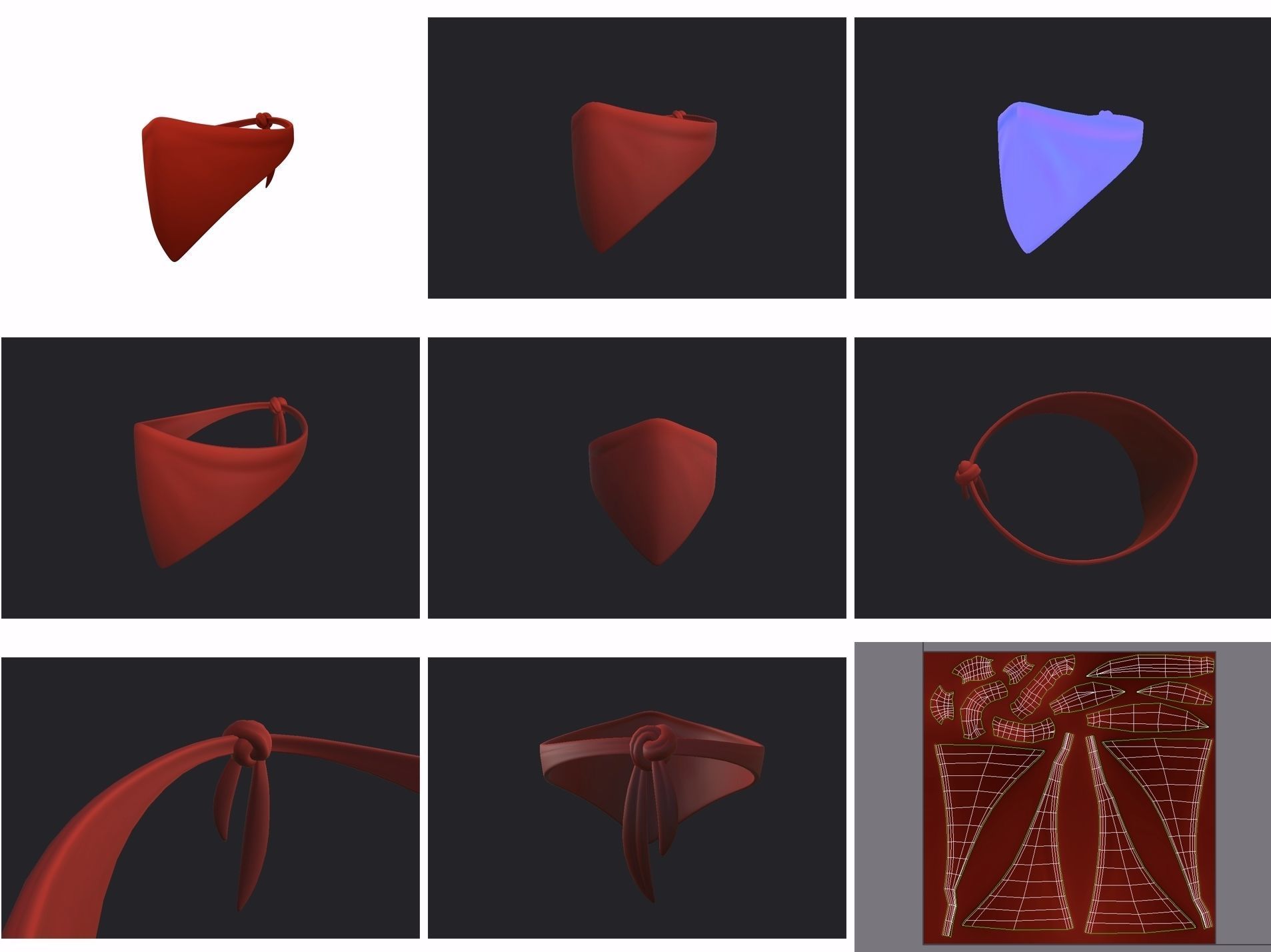 Mask Pack 2 3D model_3