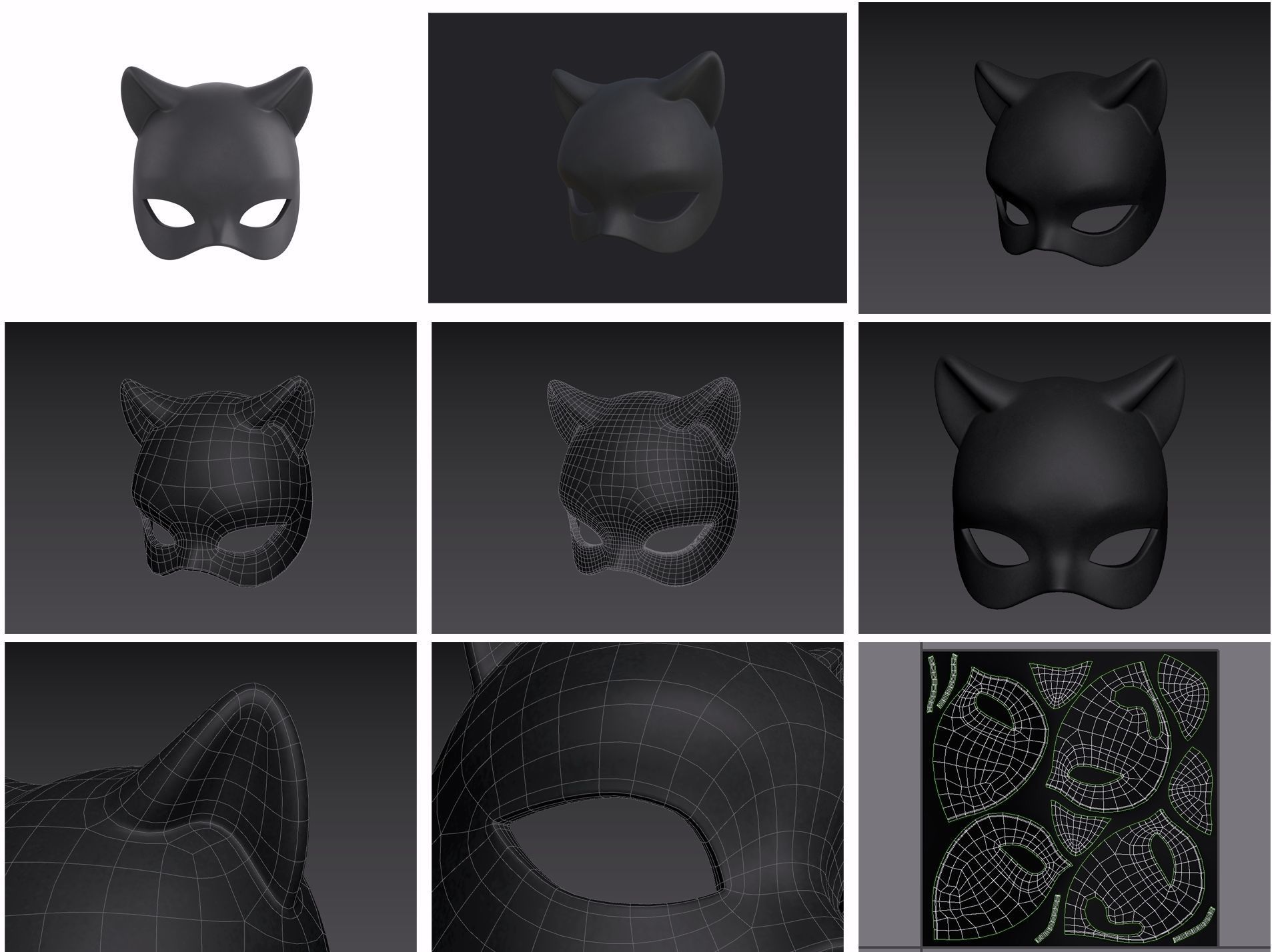 Mask Pack 2 3D model_7