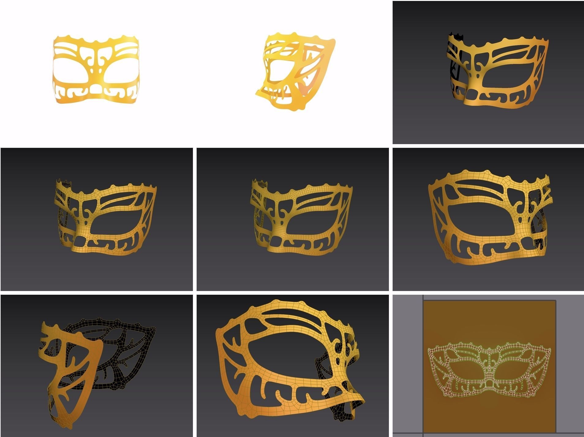 Mask Pack 2 3D model_14