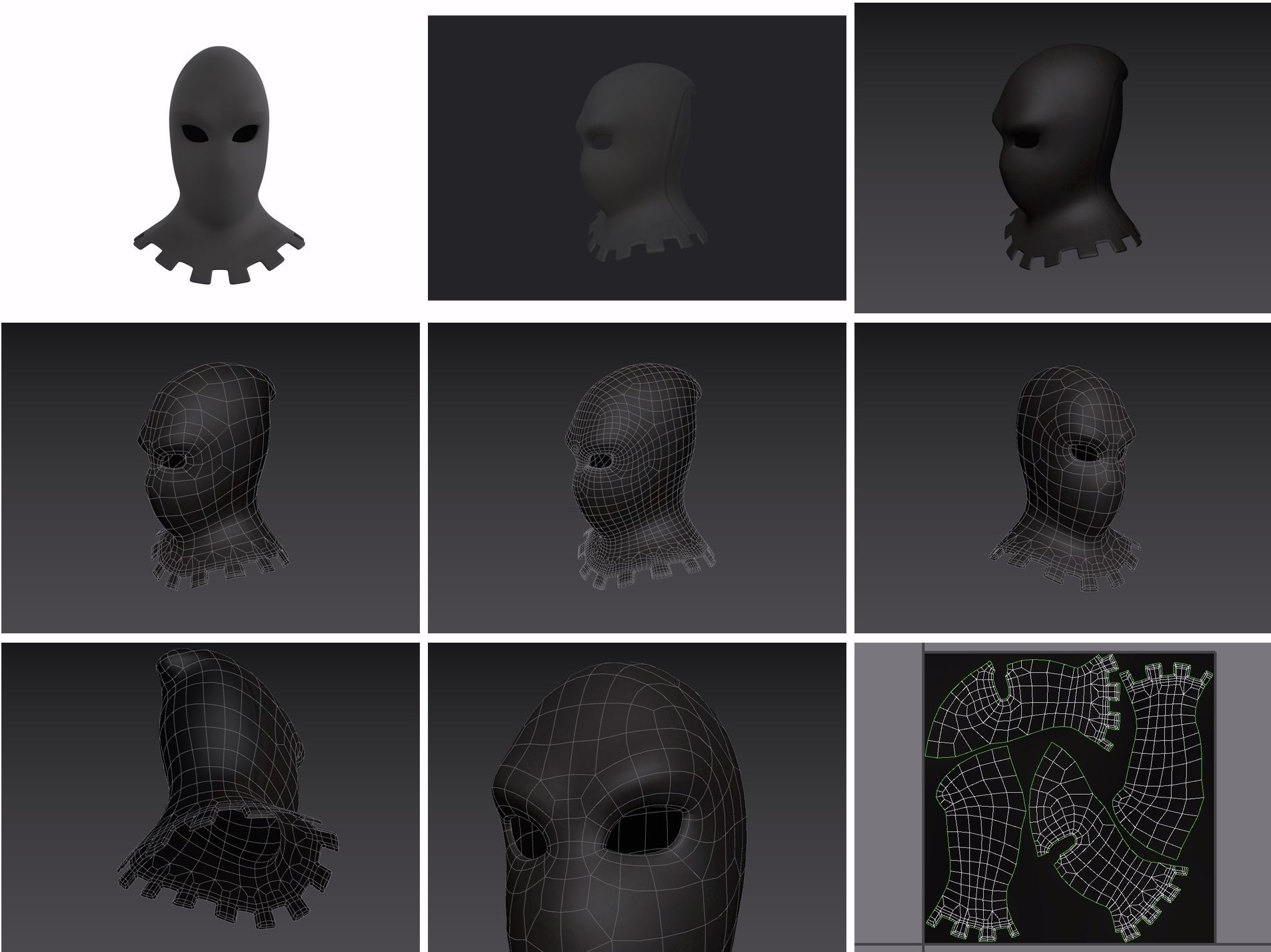 Mask Pack 2 3D model_8