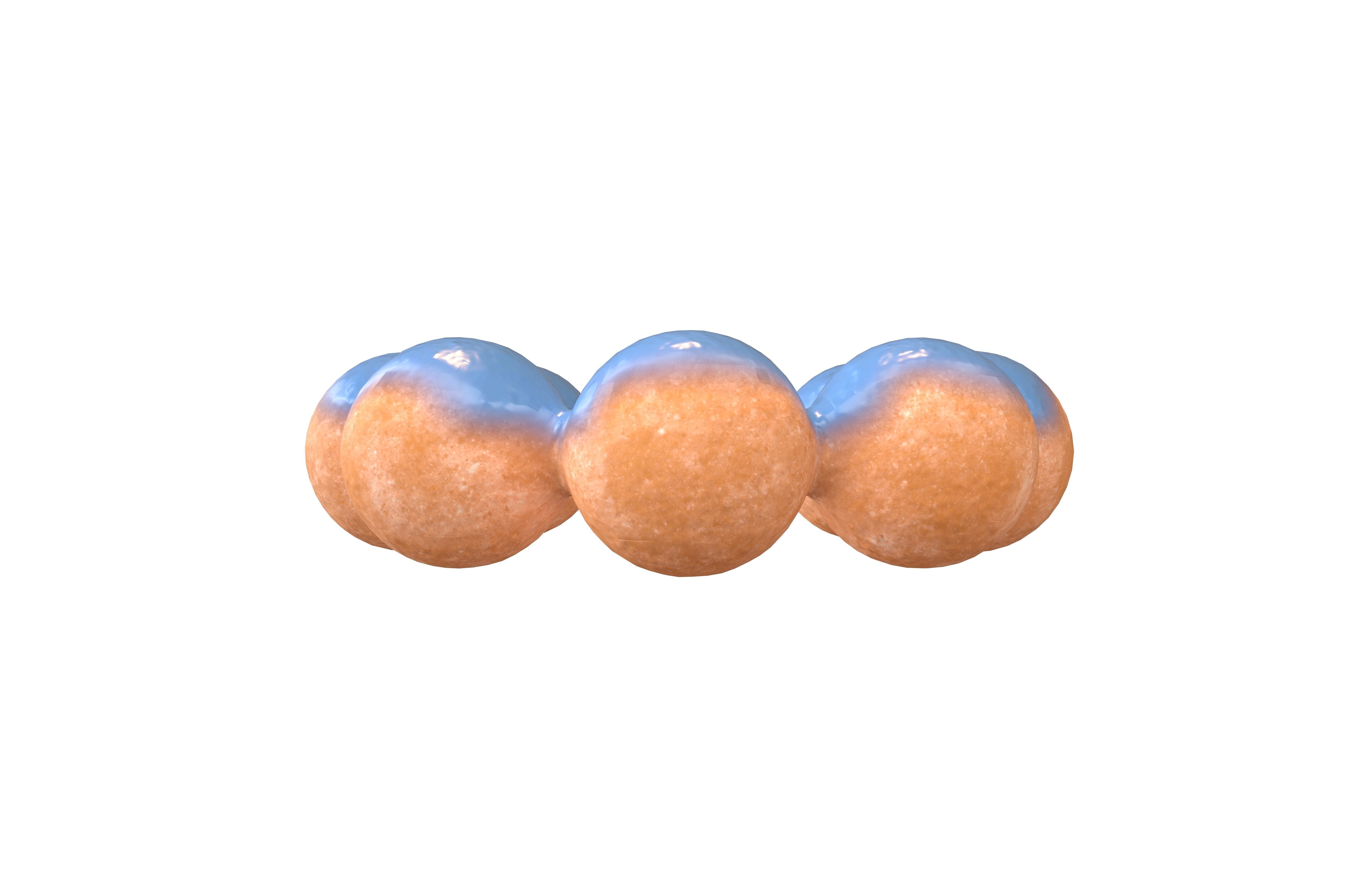 Japanese Donut v1 004 Low-poly 3D model_2