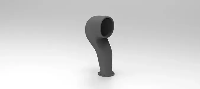 ventilation pipe behind the barbette Free 3D print model