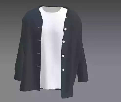 Layered Look Shirt