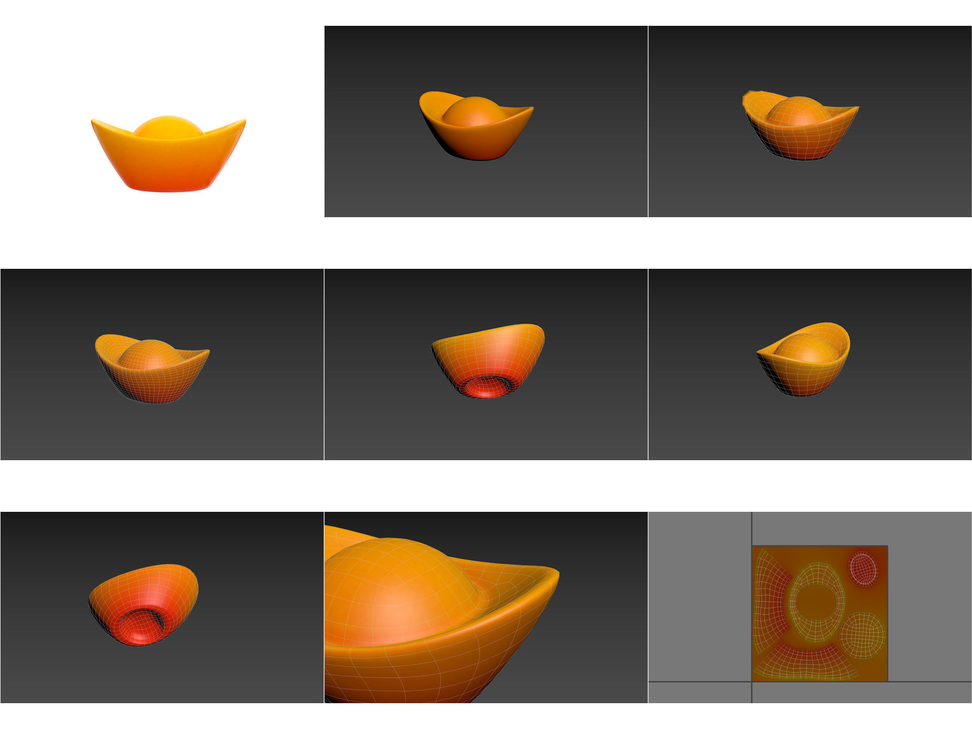 Hats and Helmets Pack 9 3D model_12