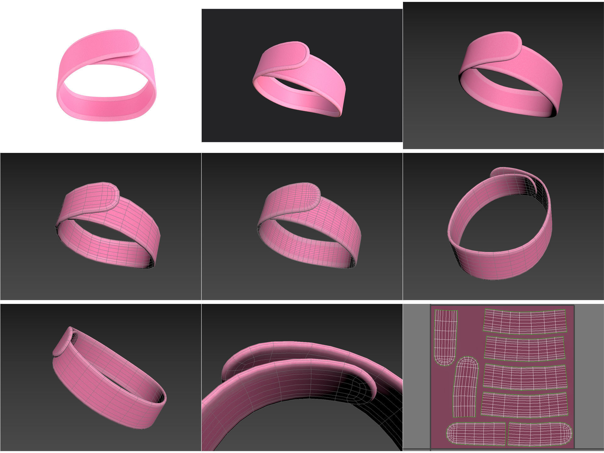 Hats and Helmets Pack 9 3D model_13