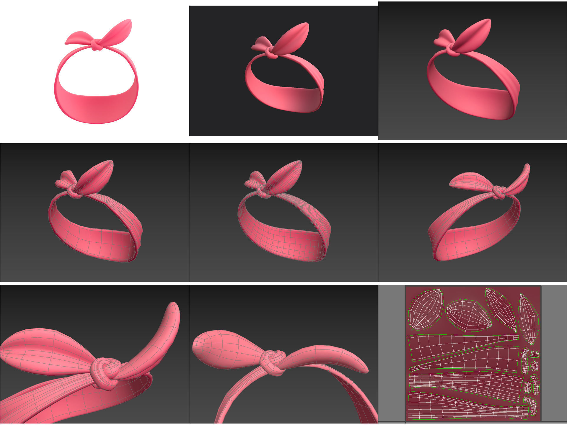 Hats and Helmets Pack 9 3D model_18