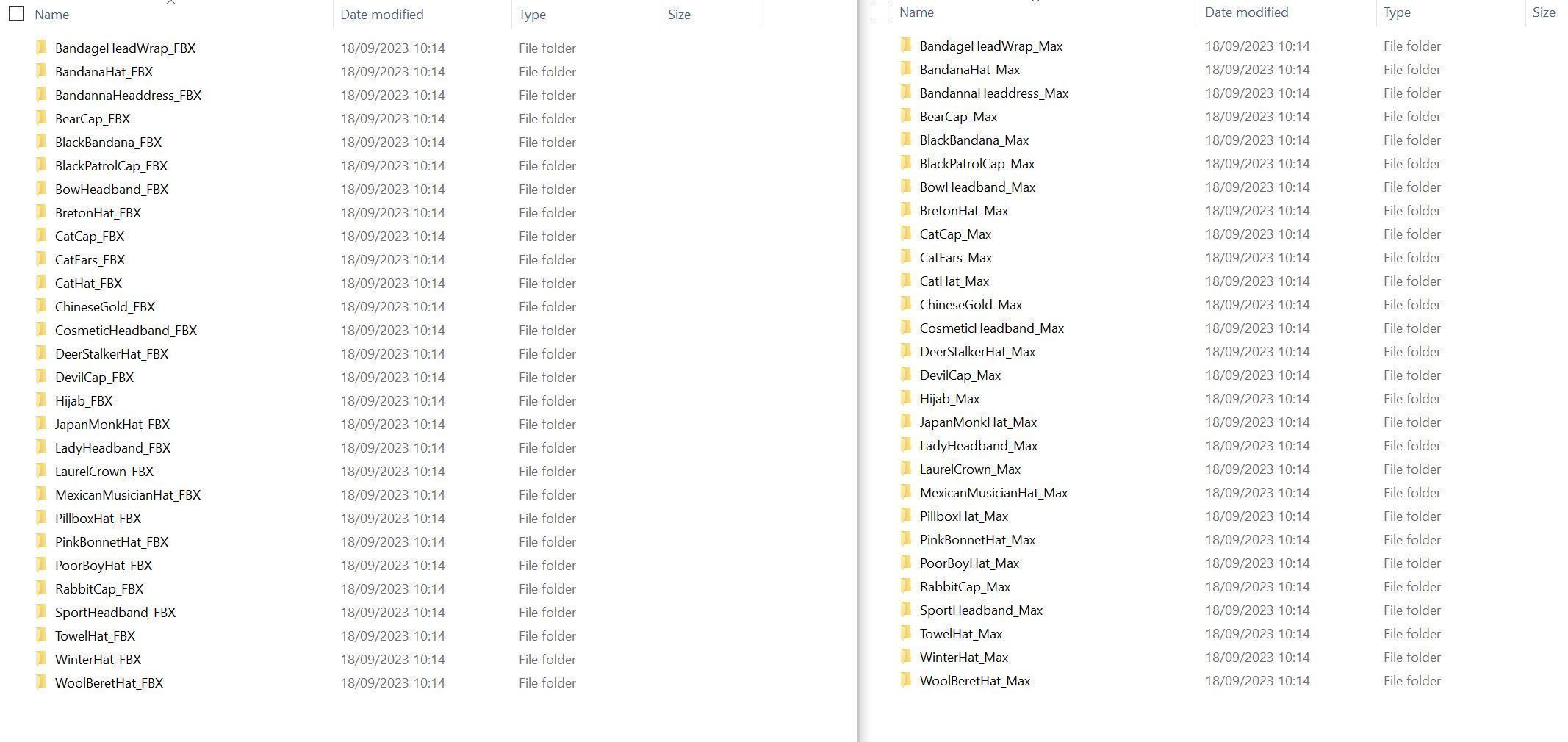 Hats and Helmets Pack 9 3D model_29