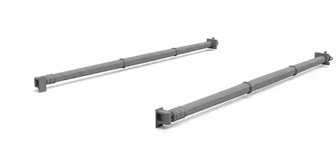 outrigger beams starboard and left side