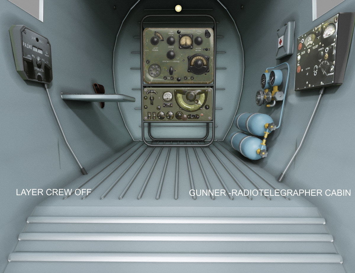 Ilyushin IL-4 3D model_23