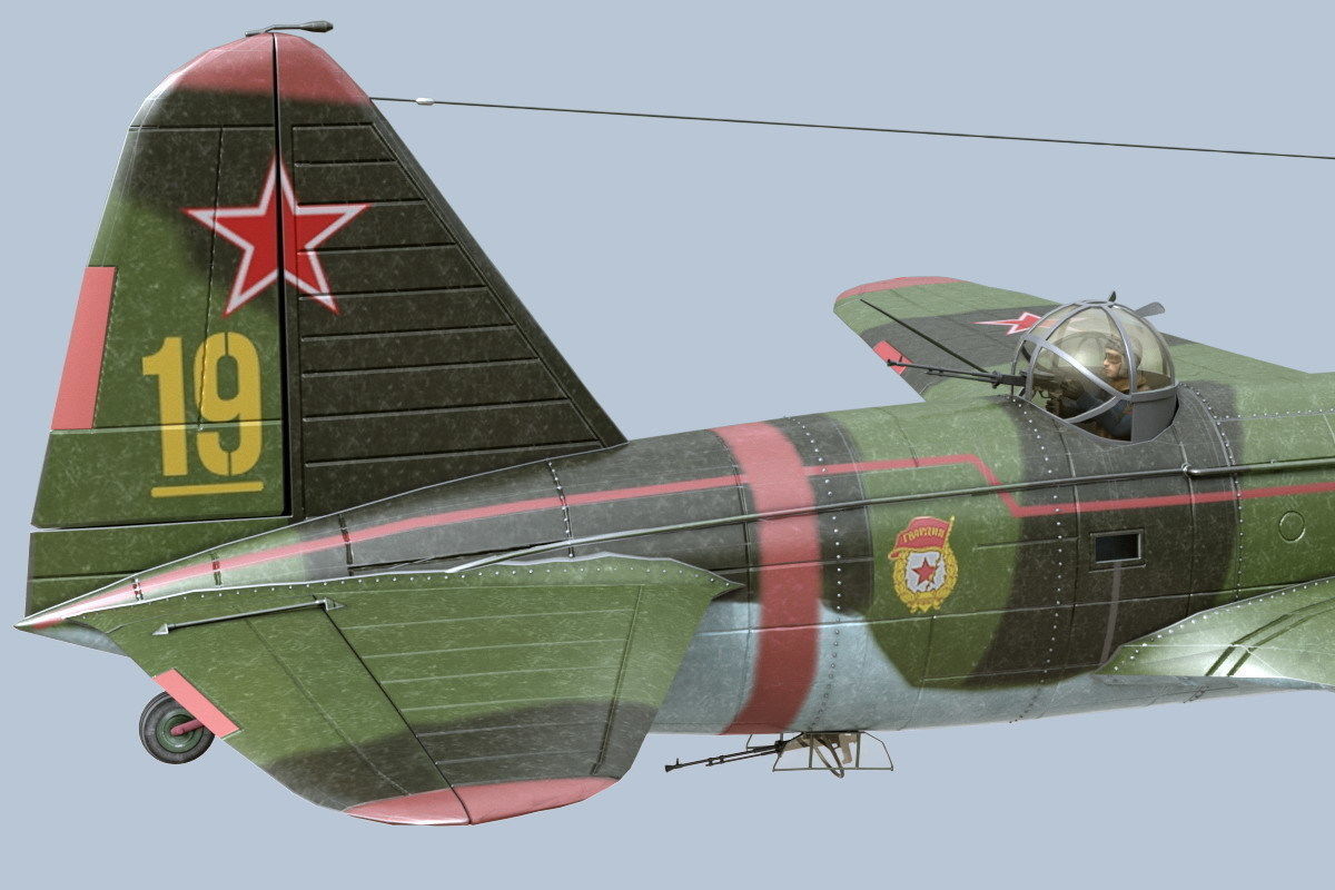 Ilyushin IL-4 3D model_13