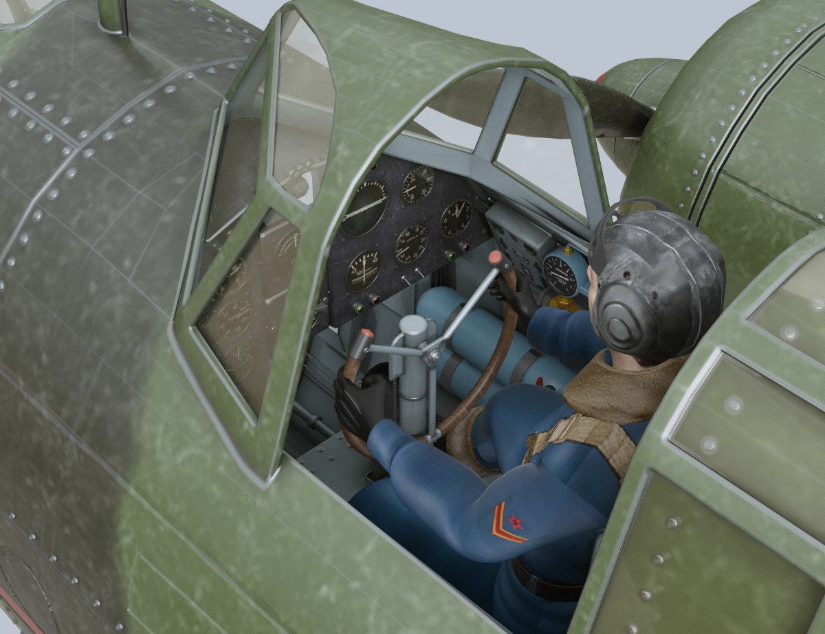 Ilyushin IL-4 3D model_12