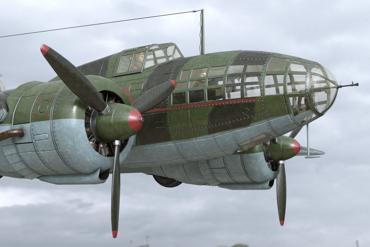 Ilyushin IL-4 3D model_9