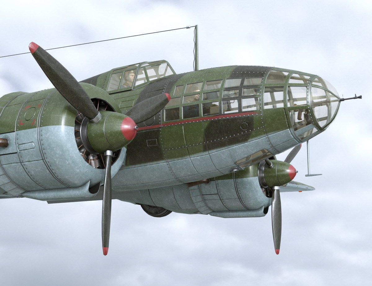 Ilyushin IL-4 3D model_1