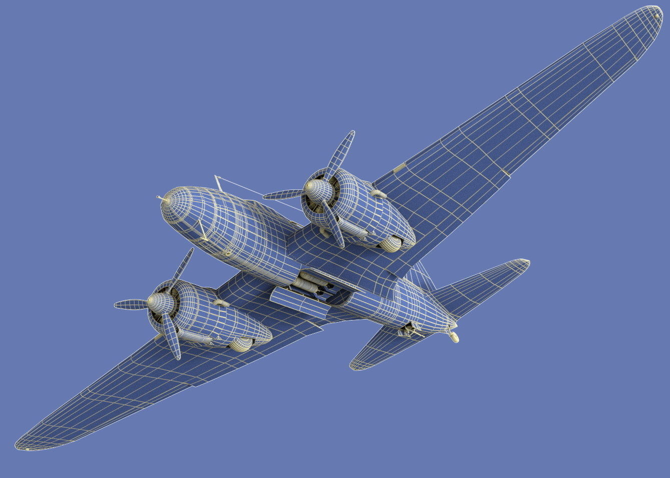 Ilyushin IL-4 3D model_26