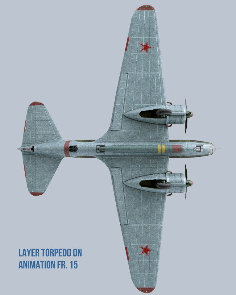Ilyushin IL-4 3D model_6