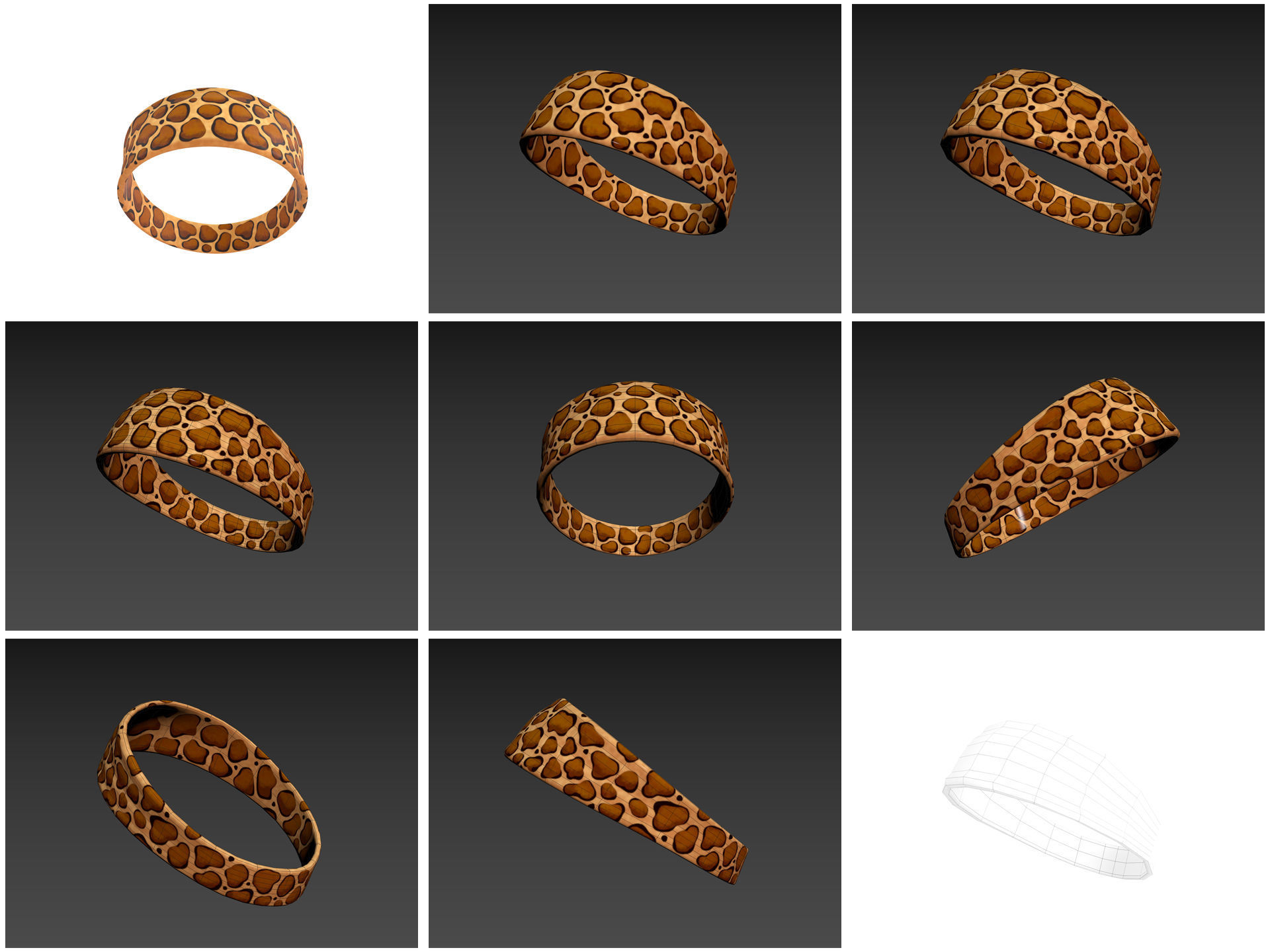 Hats and Helmets Pack 10 3D model_14