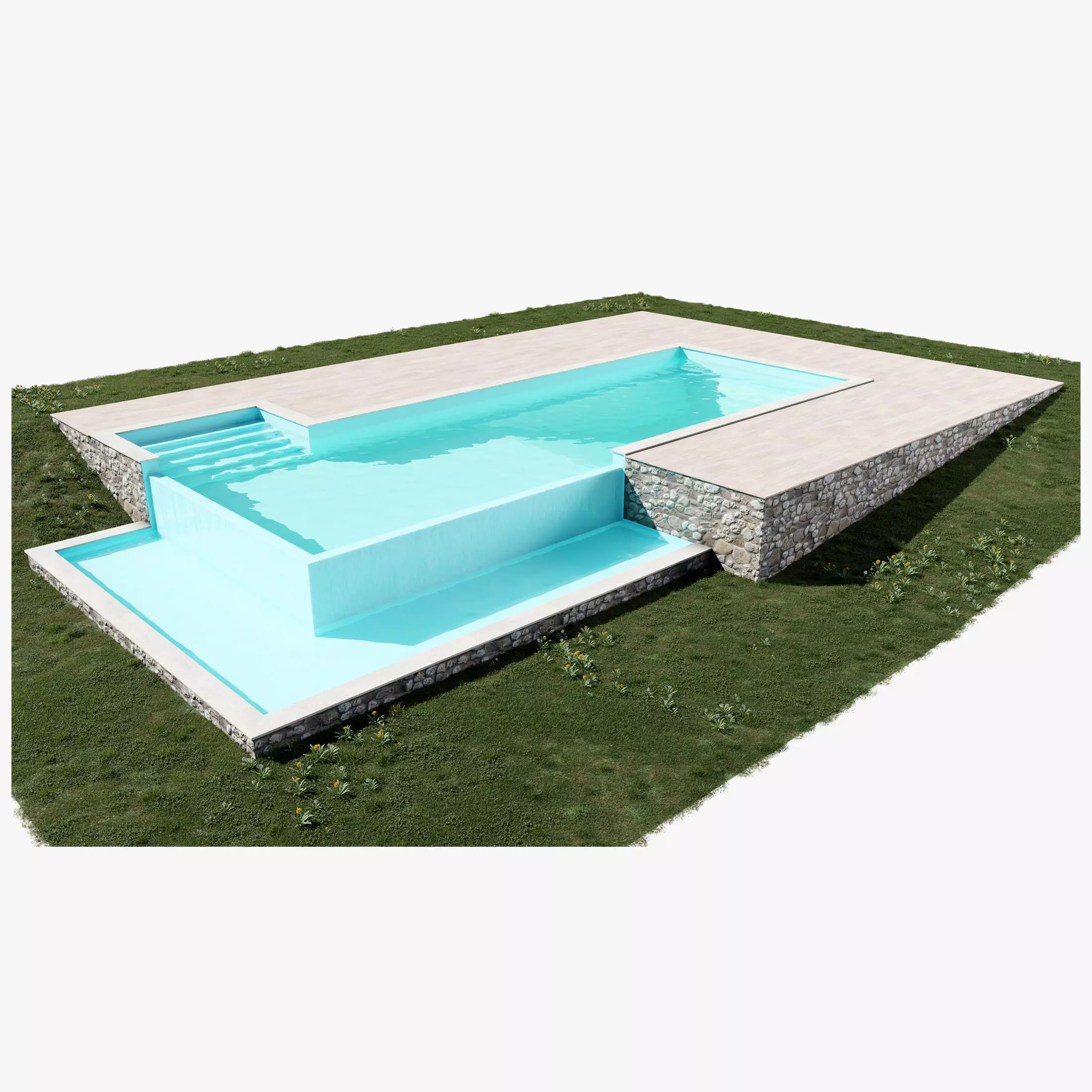 Swimming Pool 3D model_0