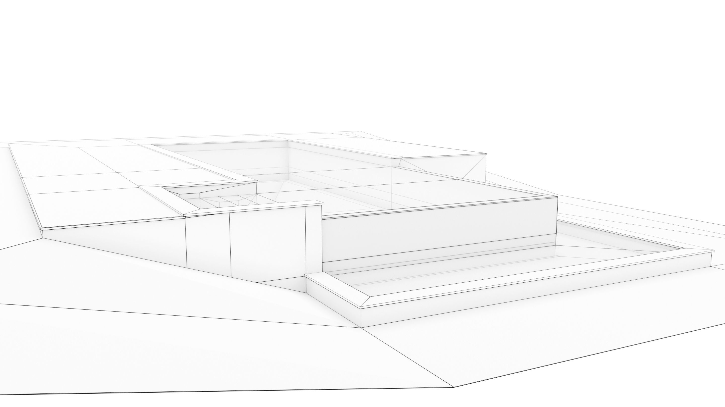 Swimming Pool 3D model_16