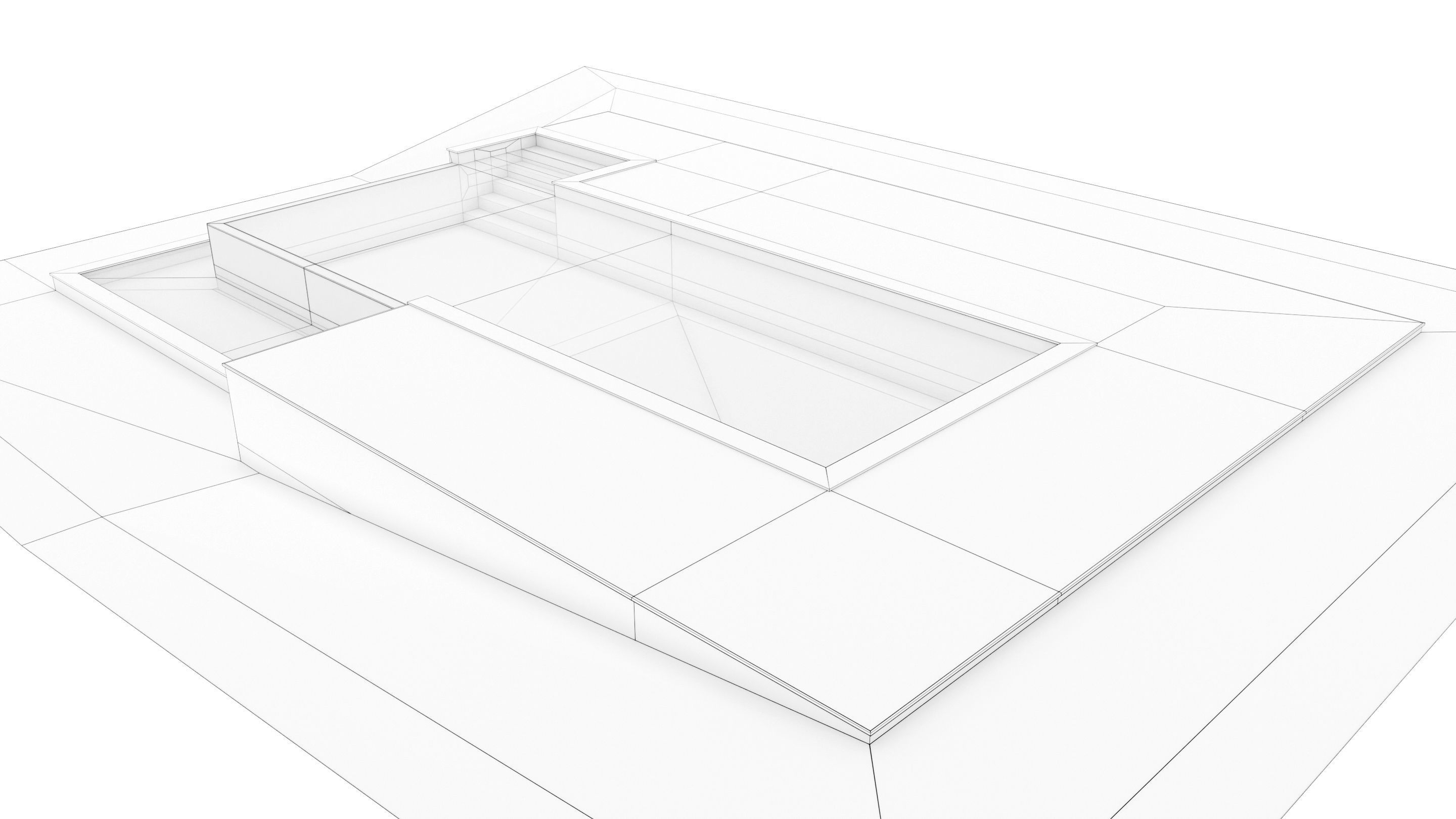 Swimming Pool 3D model_14