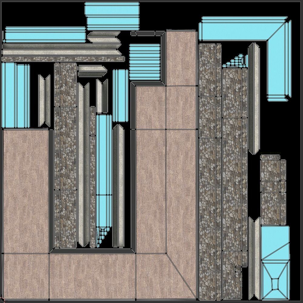 Swimming Pool 3D model_11