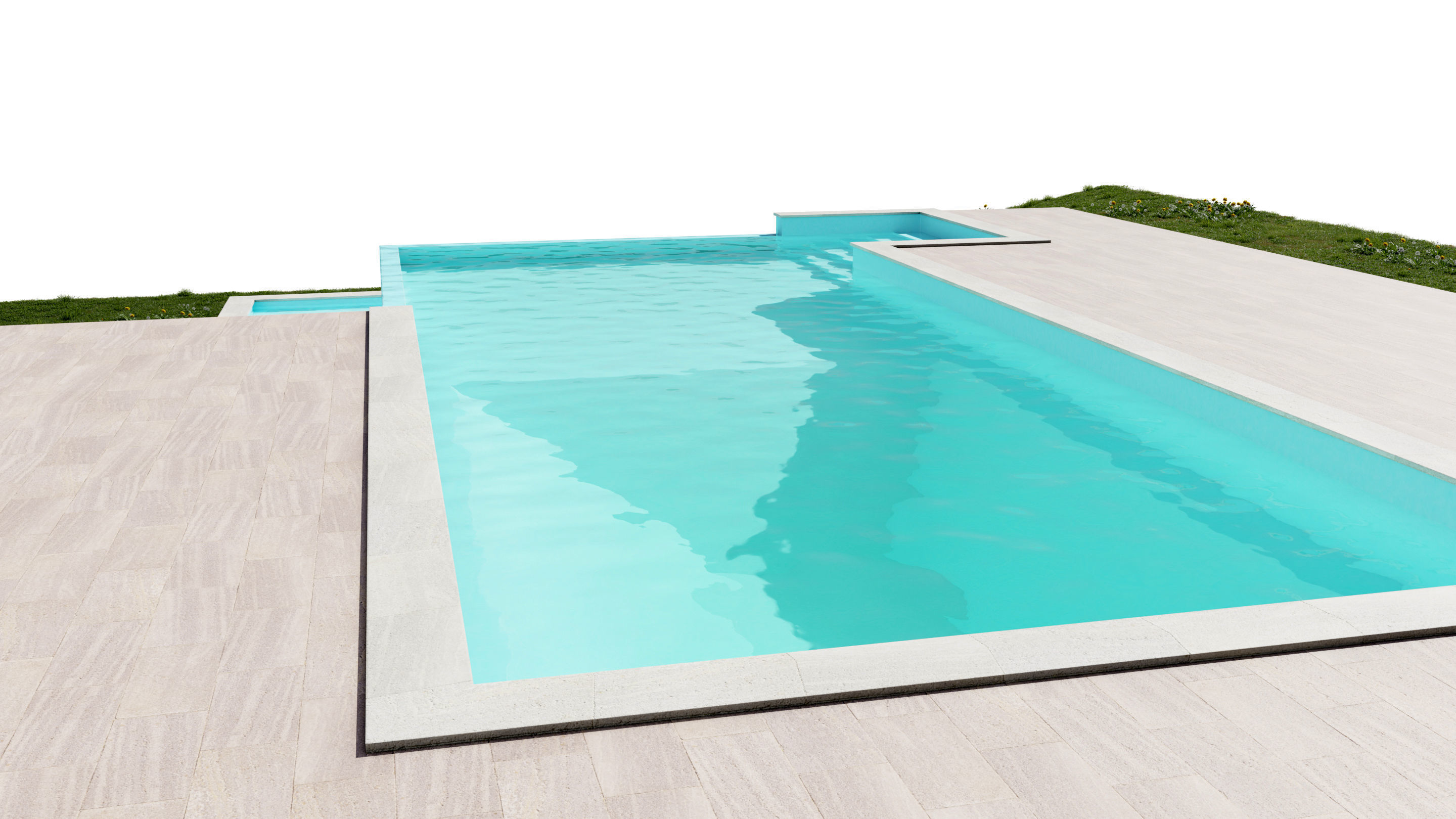Swimming Pool 3D model_8