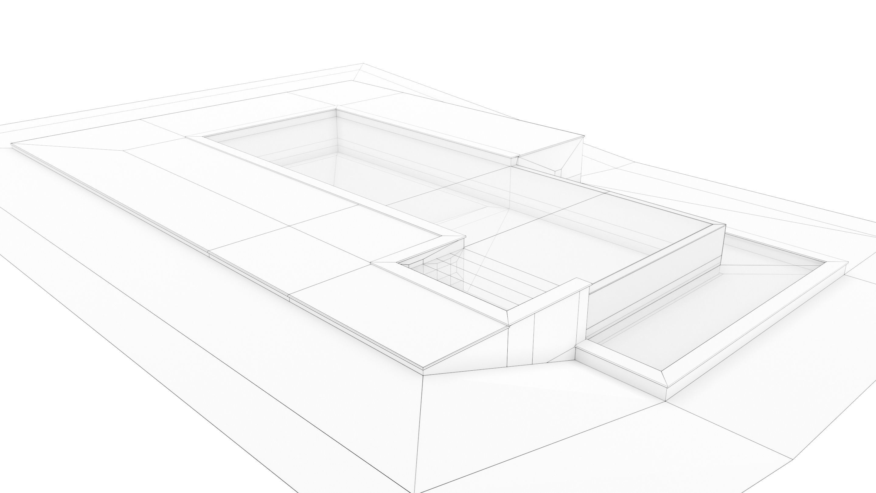 Swimming Pool 3D model_12