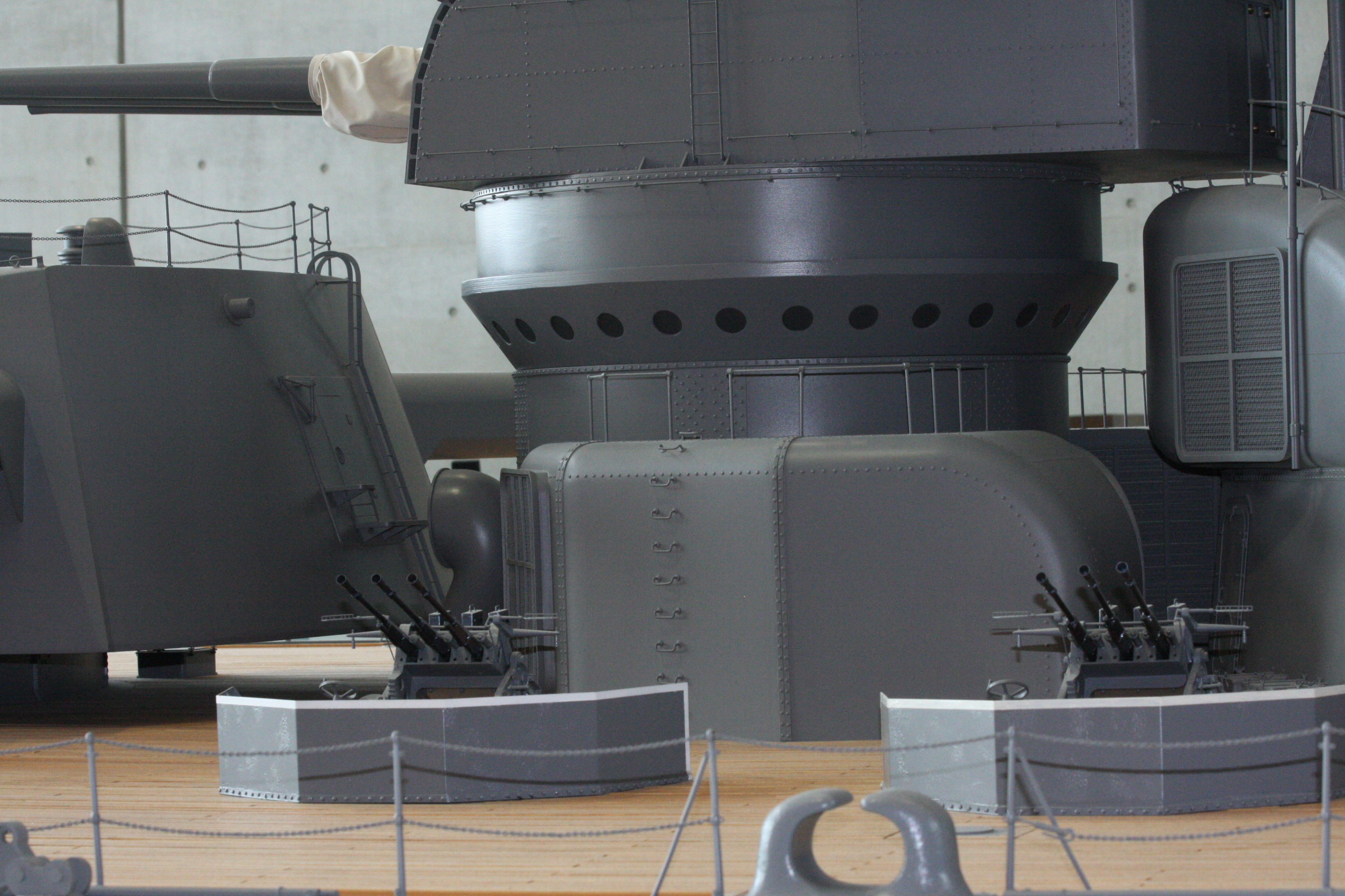 main caliber guns 3D print model_12