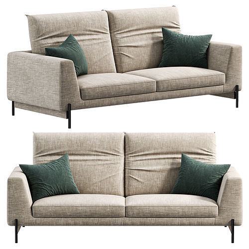 KIM HIGH Sofa By DitreItalia 3D model