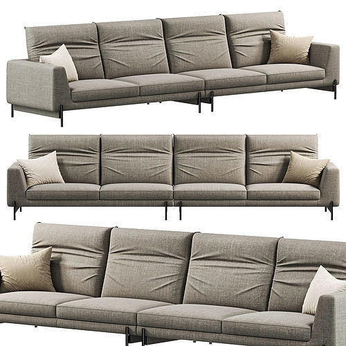 KIM HIGH Sofa By DitreItalia 3D model