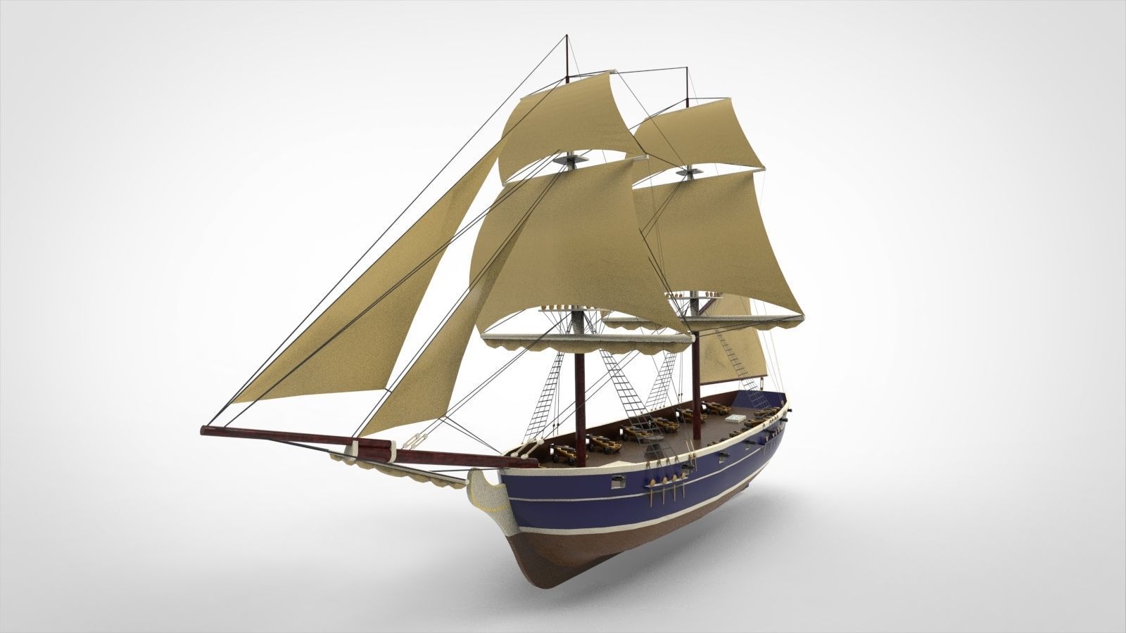 Historical Ships 3D model_3