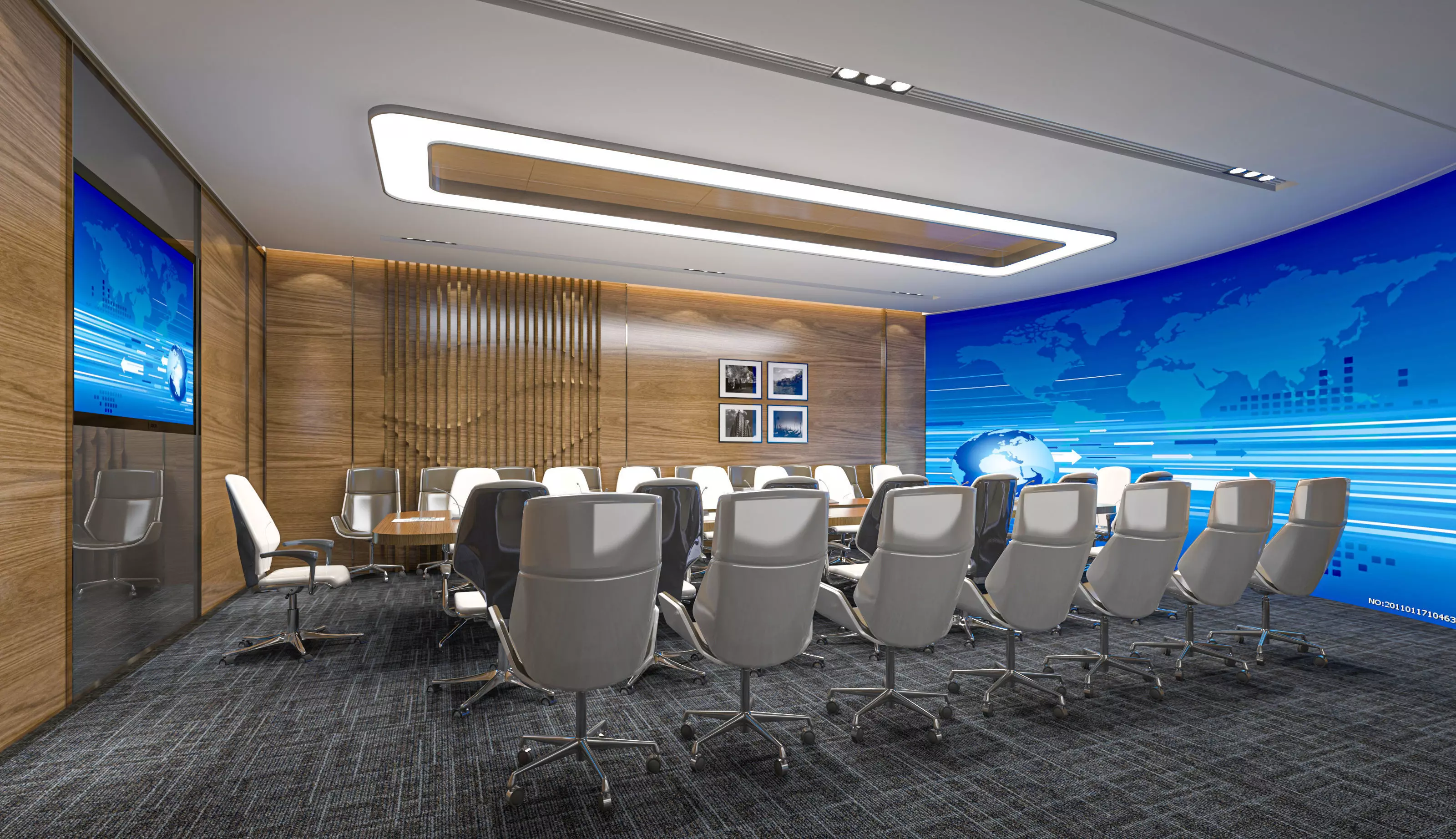 Modern Meeting Room 3D model