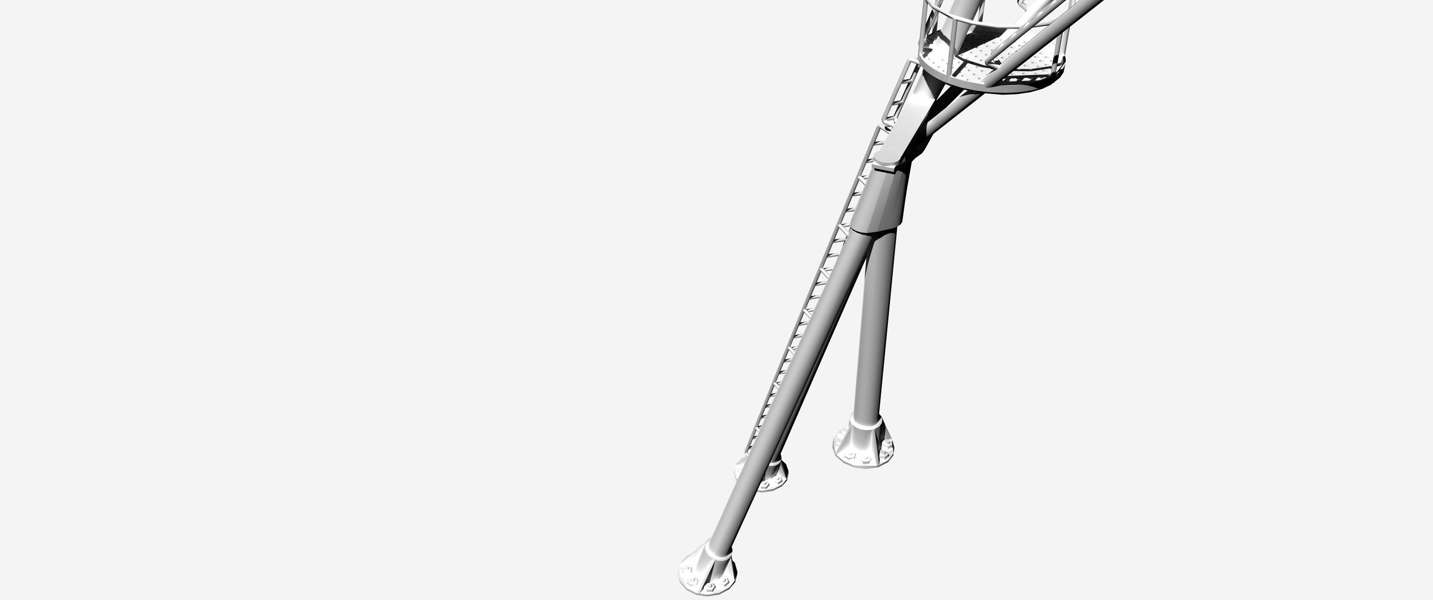 main mast 3D print model_15