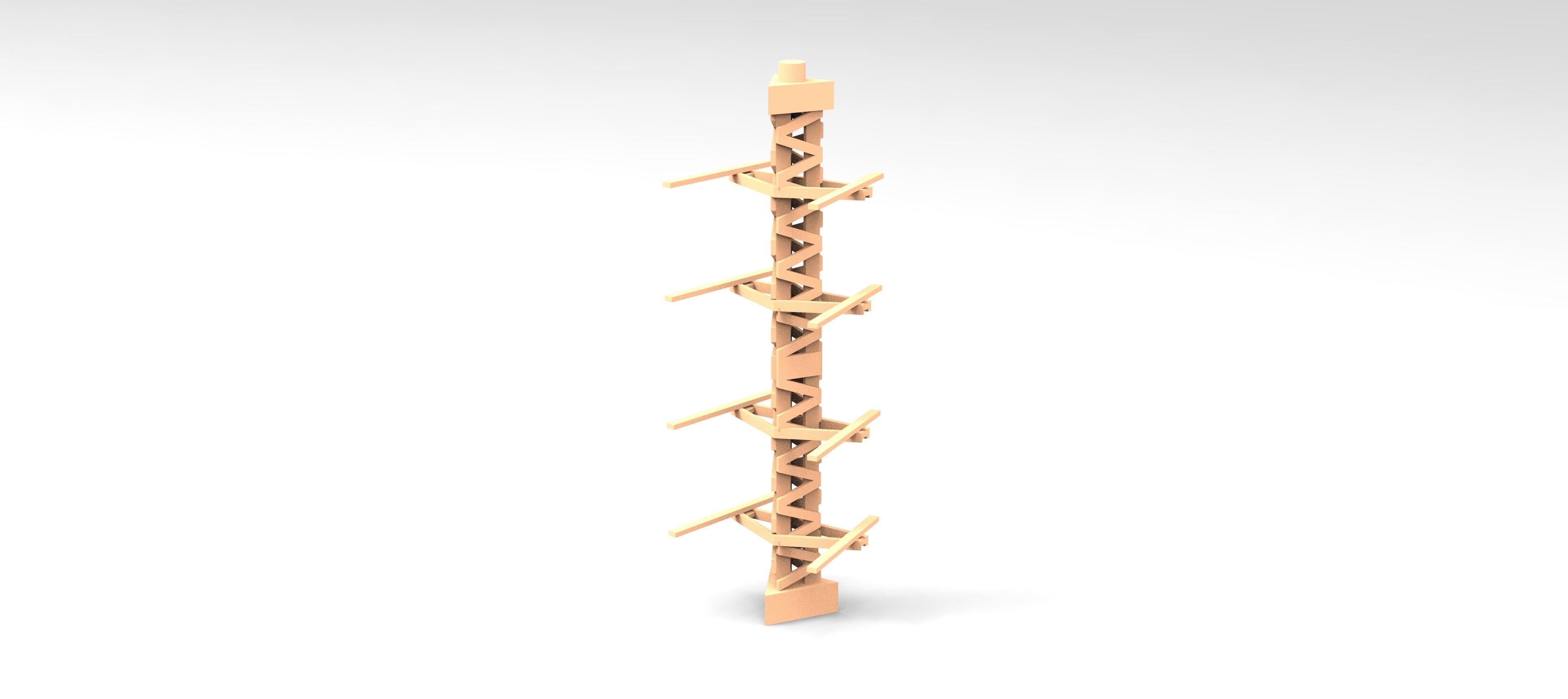 main mast 3D print model_8