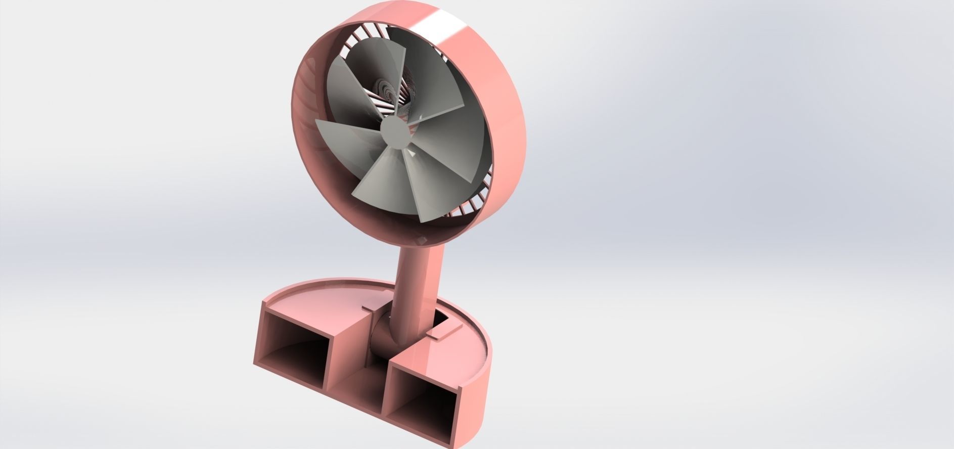 Mini Fan Free 3D print model_3