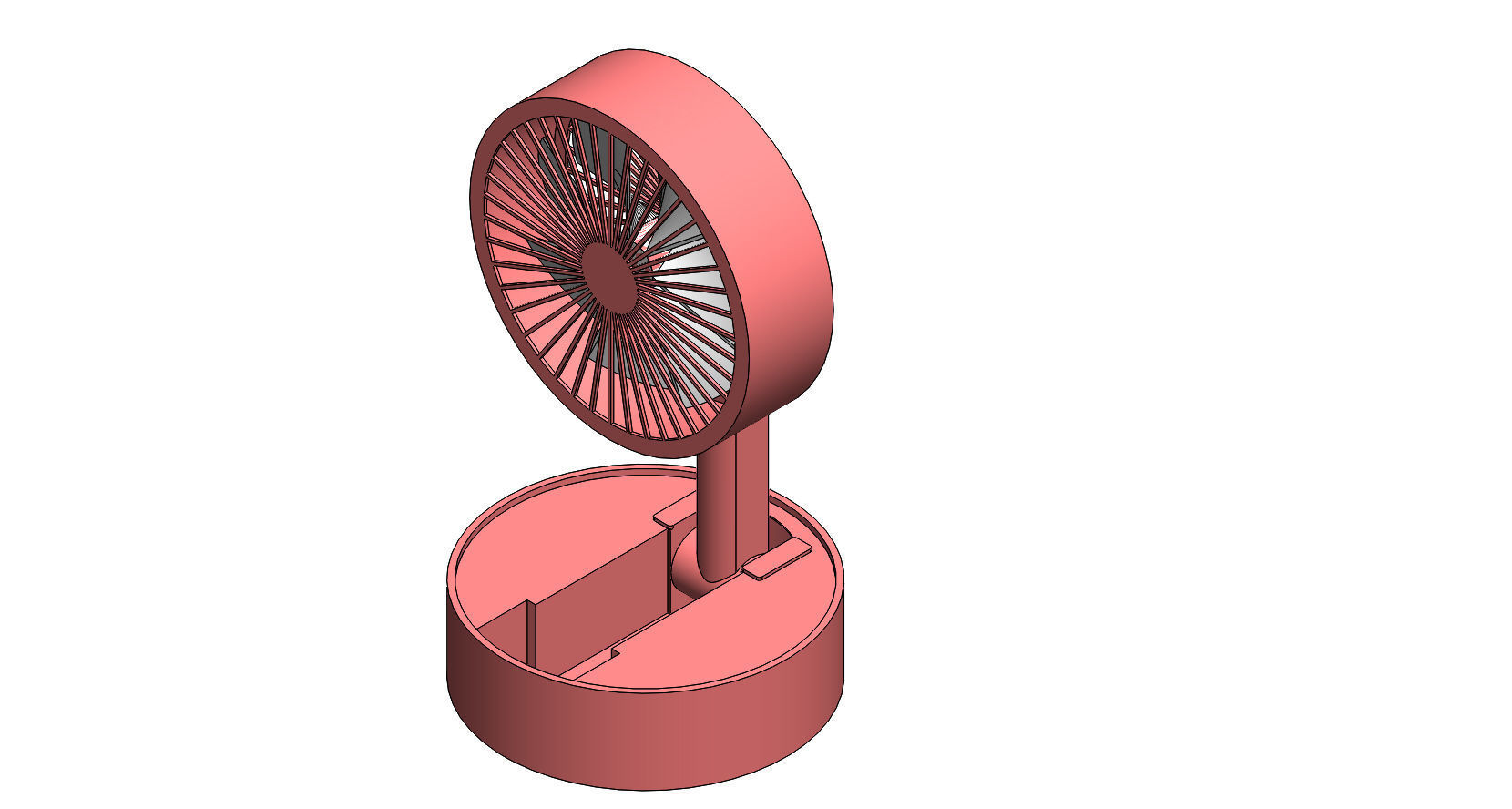Mini Fan Free 3D print model_1
