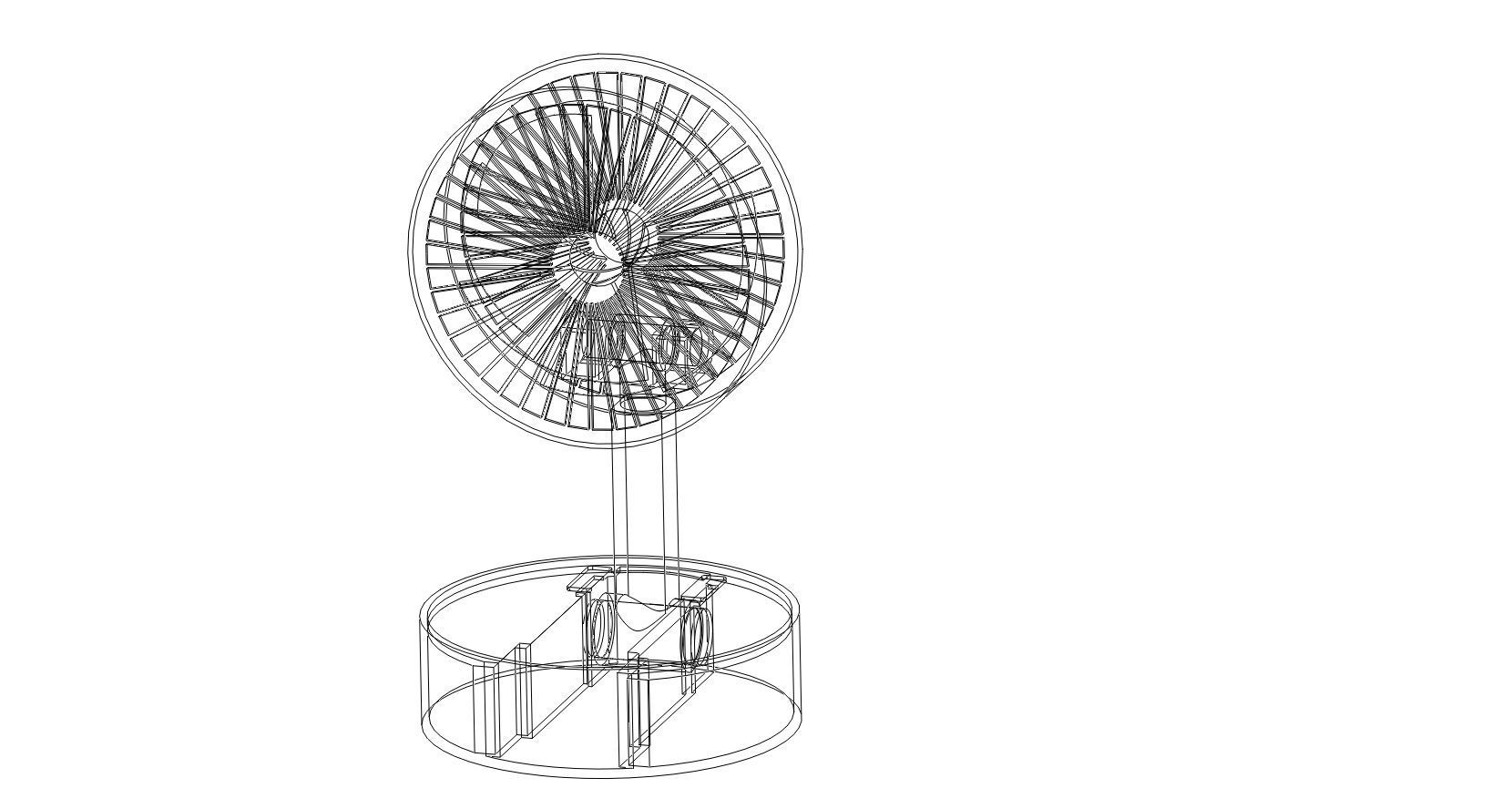 Mini Fan Free 3D print model_7