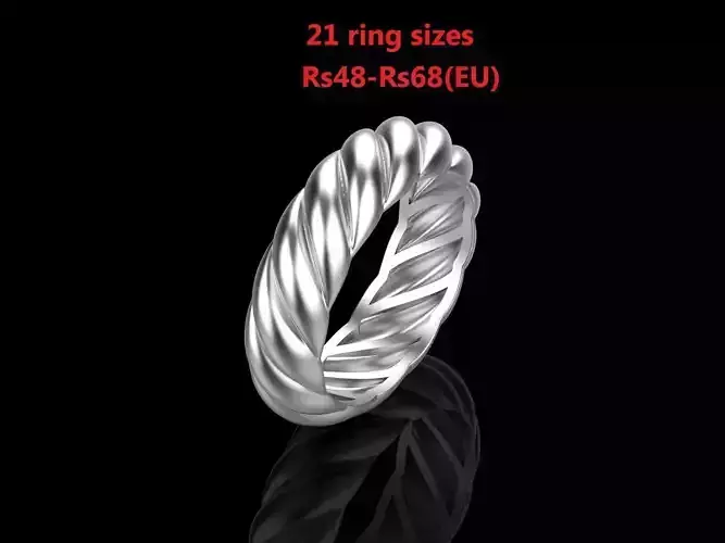 Cable band ring Ring size 66