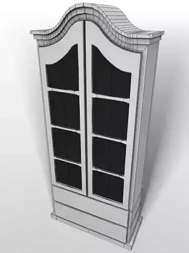 Vintage Glass Gabinet