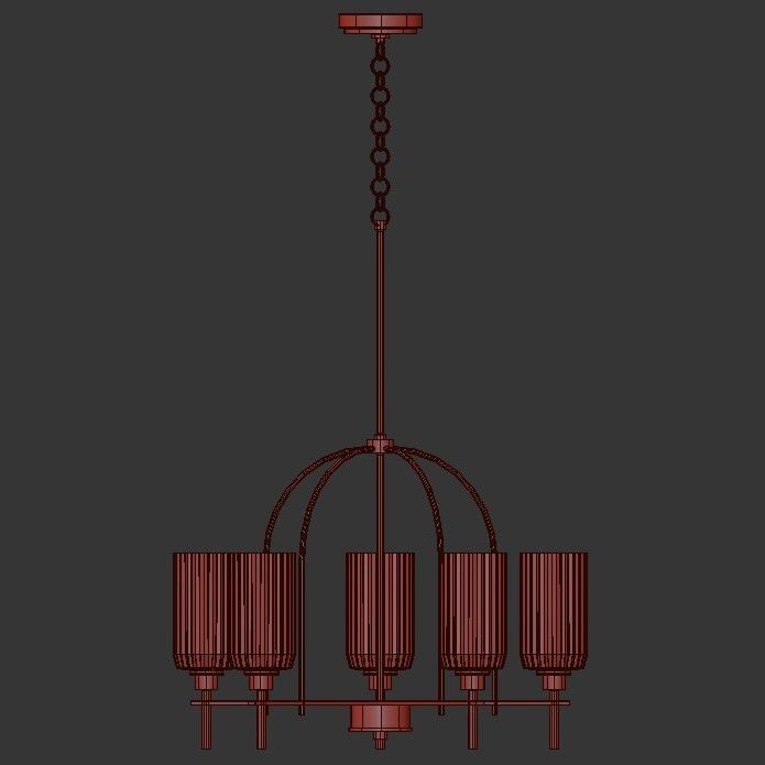 Espy Chandelier 3D model_1