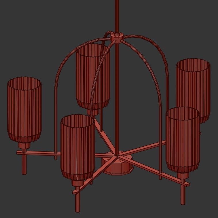 Espy Chandelier 3D model_2