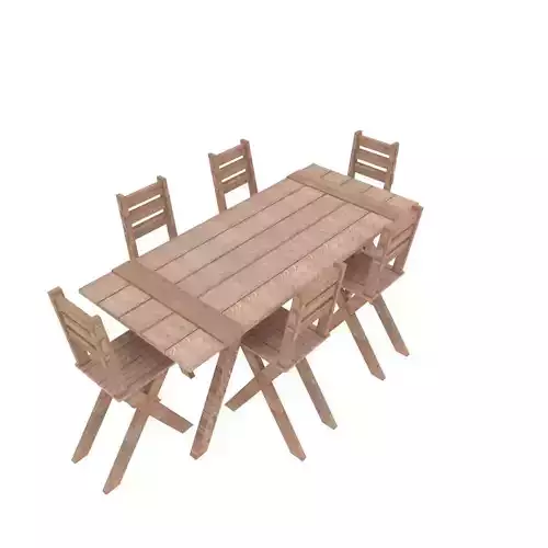 Table and chairs